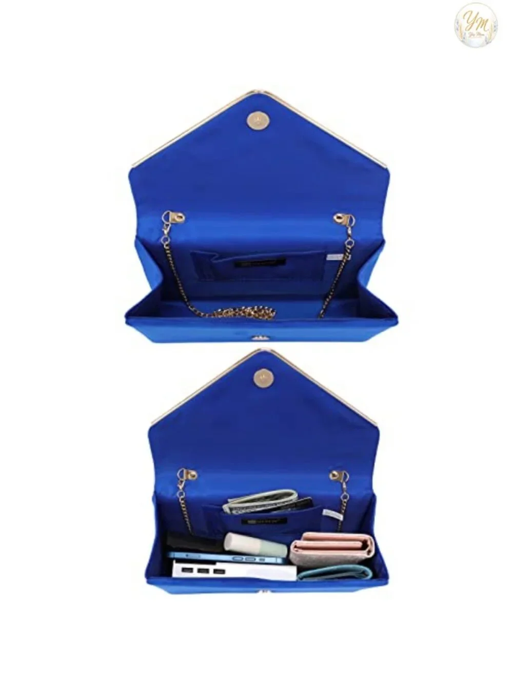 Faux Suede Evening Clutch Bag - Formal Party Wedding Purses